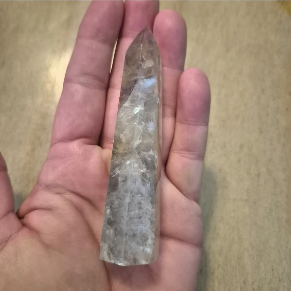 Natural Fluorite Crystal Point Obelisk Tower #A2 - Picture 10 of 10